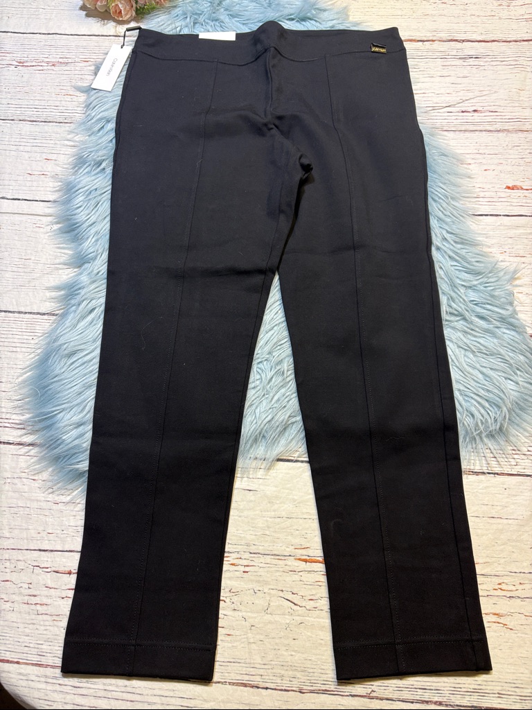 Nwt Calvin Klein Madison Slim Leg Black Pants Sz Xl